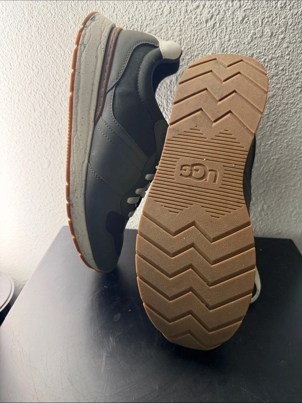 UGG Retrainer- Olive Grey Lace-Up Sneakers
